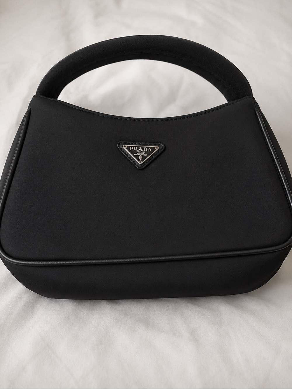 Prada Black Tessuto Nylon Mini Handbag